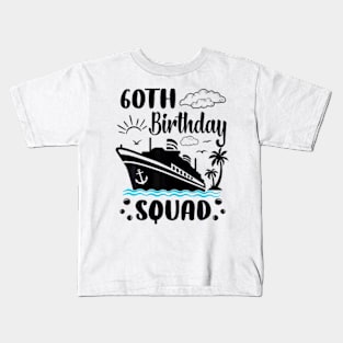 60th Birthday Cruise Vacation 2024 Cruise matching group Kids T-Shirt